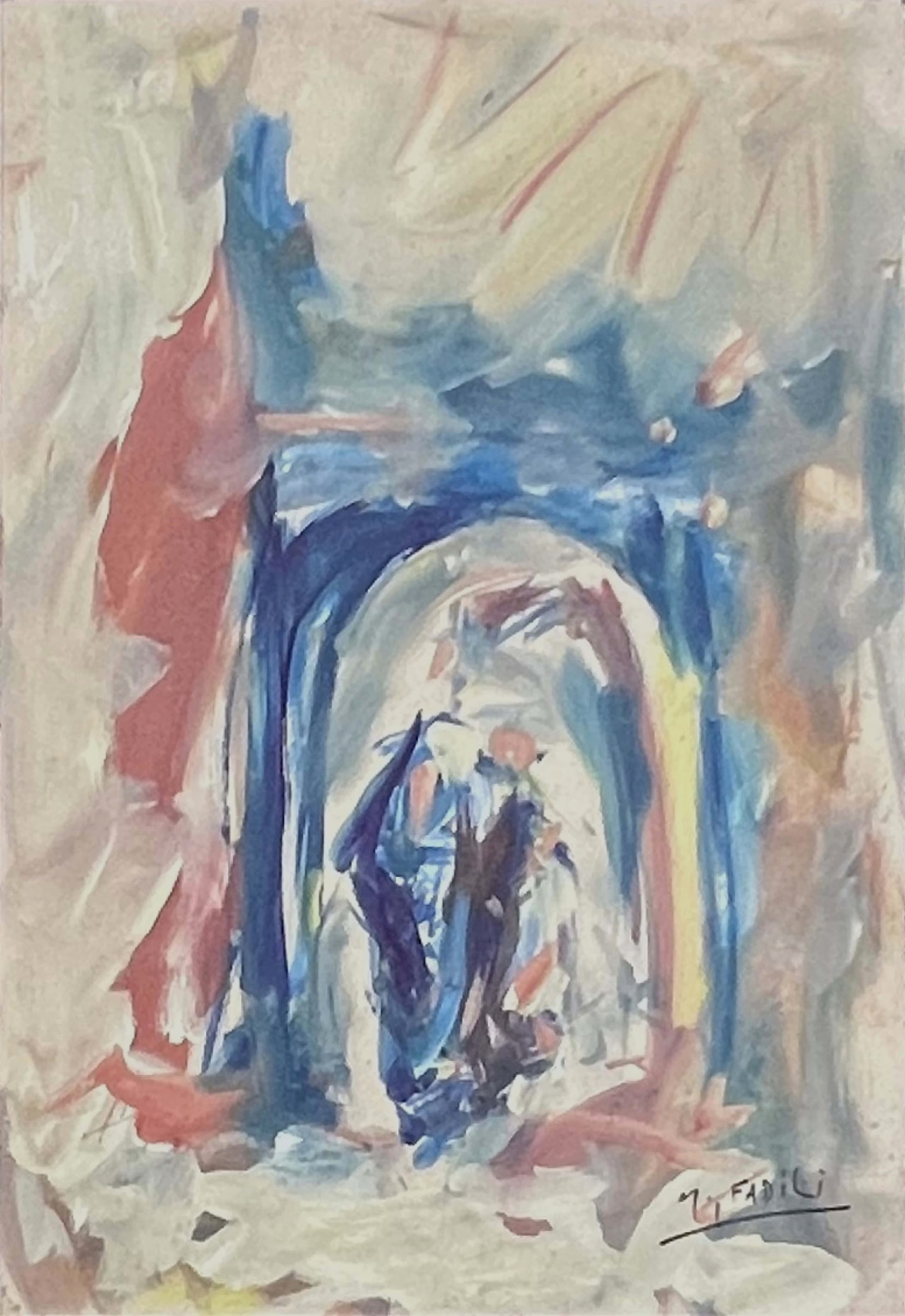 M. Fadili, peintre marocain